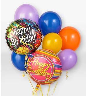 Air-Rangement® - Birthday Mylar Balloons from 1-800-FLOWERS.COM