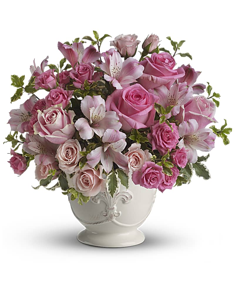 Pink Potpourri Bouquet with Roses