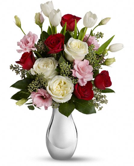 Love Forever Bouquet with Red Roses