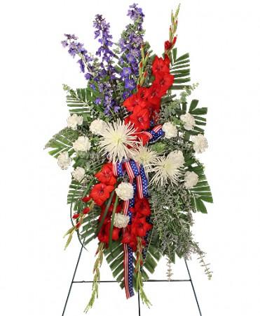 Funeral Crosses & Standing Sprays, Vickies Flowers